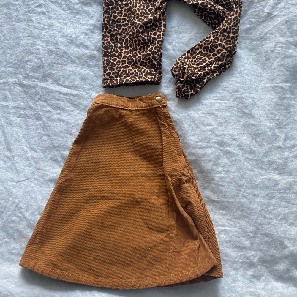 American Apparel Corduroy Circle Skirt